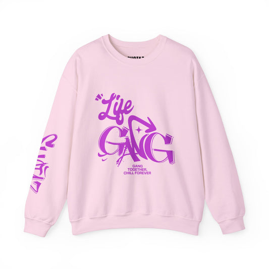 LIFE GANG SWEATSHIRT PINK