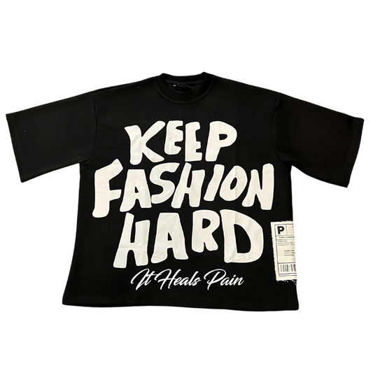 KEEP FASHION HARD OVERSIZED TEE